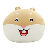 Max Cartoon Animal Head Shape Cushion Pillow Hand Warmer Groundhog A - Aladdin Shoppers