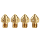 Max 4Pieces MK8 Brass Nozzle 0.4mm Head 3D Printer Accessories for Ender-3 CR-10