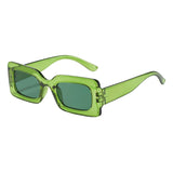 Maxbell Driving Glasses Traveling Travel Summer Rectangle Sunglasses for Women Men Green