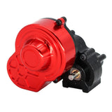 Max RC Car Center Gearbox Transmission Box Assembly with Metal Motor Gear Black
