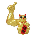 Maxbell Modern Resin Figurines Sculpture Desktop Ornament Artwork Lucky Cat Statues Fortune
