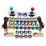 Maxbell 2 Players Arcade Buttons & Joystick Kit Controller USB Encoders DIY Style7