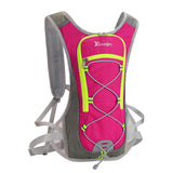 Maxbell 2L Water Backpack Hydration Pack Camping Water Bladder Bag Pouch Rose Red