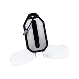 Maxbell Keychain Case and Readers Accessory Easy to Install on Nose Readers and Case Clear White,+150