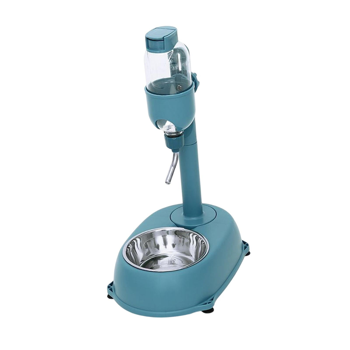Maxbell Portable Pet Automatic Water Drinker Food Container Drink Fountain Pet Bowls Blue