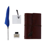 Maxbell Handmade Vintage Journal Diary Notebook Leather Writing Notebook Navy Blue