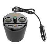 Maxbell Cup Shaped Car FM  Transceiver Music Player Wireless Receiver