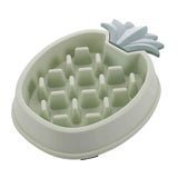 Maxbell Pet Puzzle Bowls Feeder Anti Skid Dog Slow Down Eating Bowl for Obesity Green