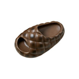 Maxbell Kids Slipper Novelty Cute Summer Home Shoes for Household Bedroom Girls Boys 19cm coffee