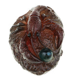 Max Resin Tea Pet Shrimp Chinese Tea Accessories Tray of Shrimp Topaz