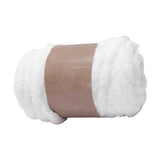 Maxbell Thick Chunky Yarn Hand Knitting DIY Weight Yarn for Throw Rug Making Weaving white