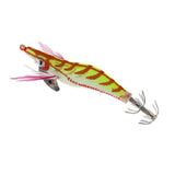 Maxbell Squid Jigs Fishing Lures Artificial Hard Jig Baits Wood Shrimp Octopus Lure Yellow