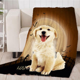 Maxbell Pet 3D Digital Dog Cat Blanket, Snuggle Cozy Flannel Puppy Cushion Sleep Mat Kitten