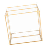 Max Maxb Clear Glass Makeup Brush Holder Pen Pencil Cup Holder Desktop for Office