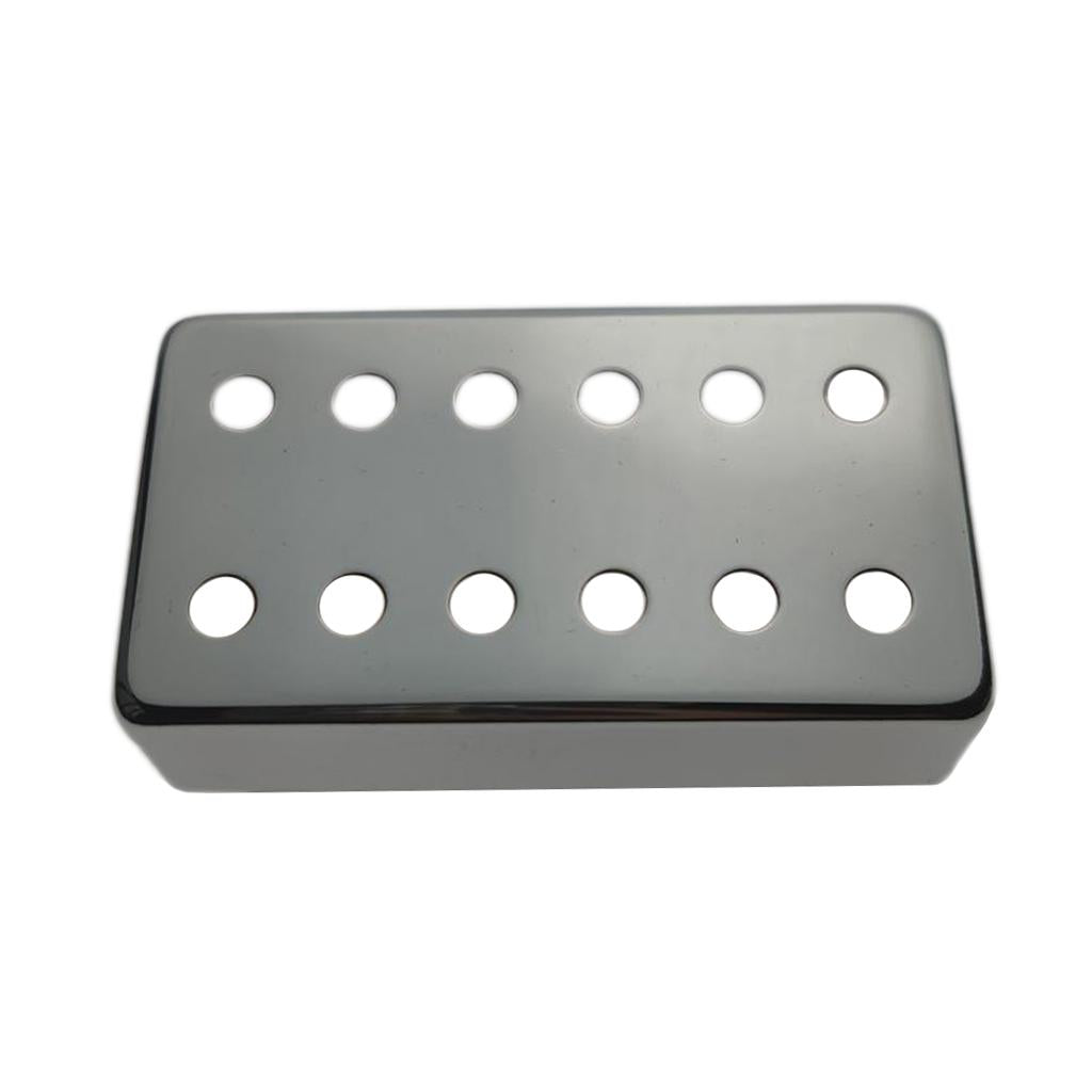 Max Maxb 1x Brass Humbucker Pickup Cover Pole Spacing 50mm for LP Guitar Accs Chrome