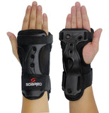 Maxbell 1 Pair Snowboard Ski Protective Gear Glove Wrist Support Guard Pad Brace XL