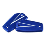 Maxbell 1 Pair Front Brake Fluid Reservoir Cover Fit for HAYABUSA GSX1300R 2021-2022 Blue