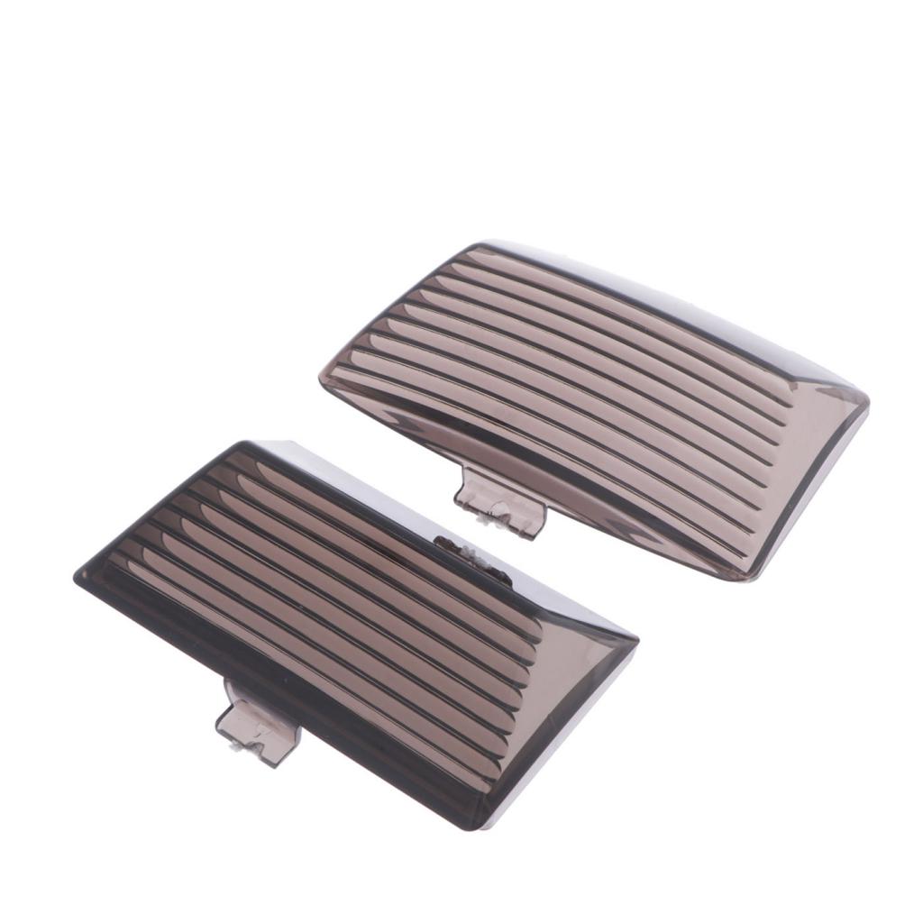 Max Fender Tips Mud Guards Smoke Light Lens Fit for Harley Electra Softail