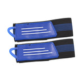 Maxbell 2Pcs Bicycle Ankle Leg Strap Outdoors Remove and Install Easily Bandage Blue