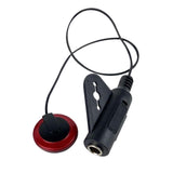 Maxbell Piezo Contact Microphone Pickup Instrument Pickups for Ukulele Red