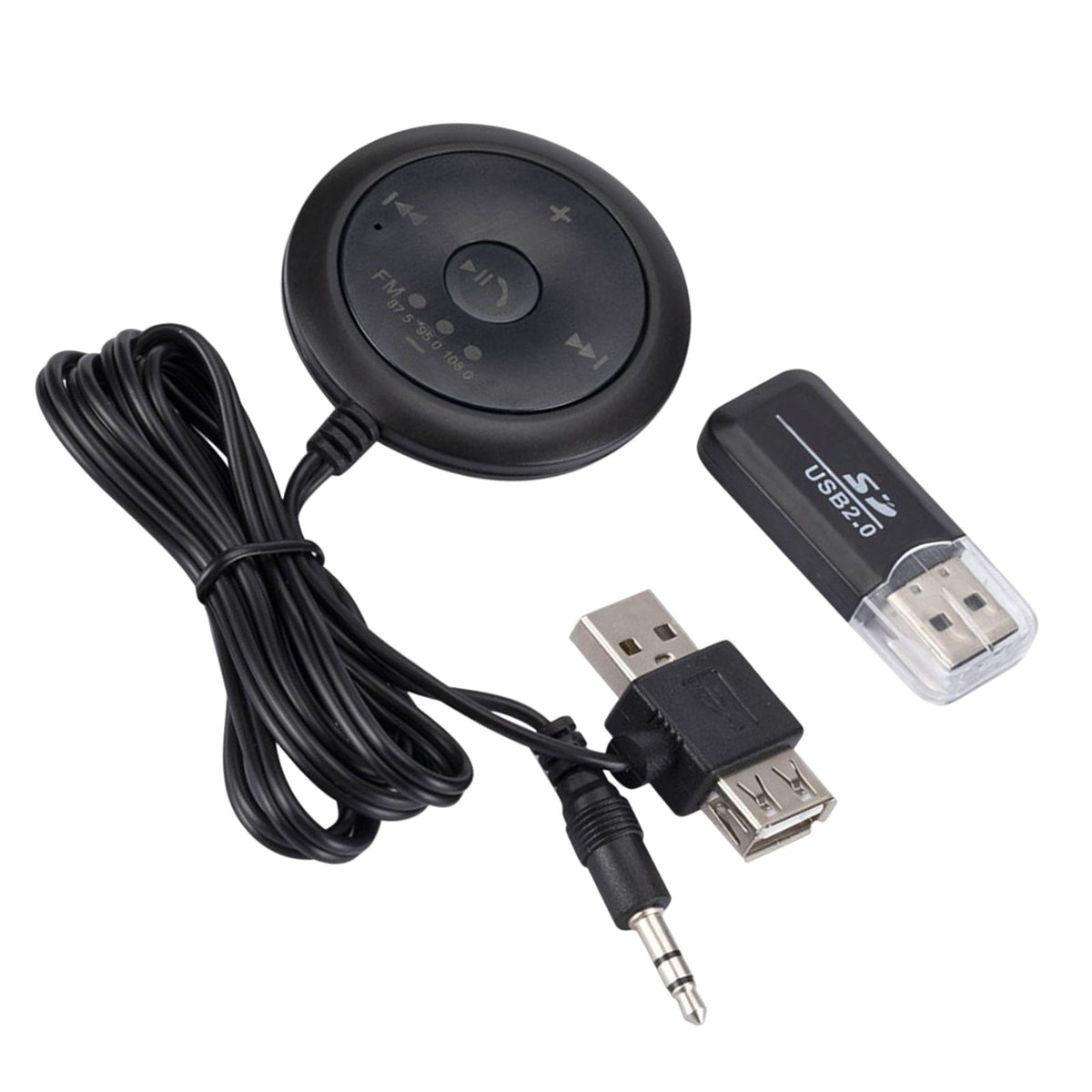 Maxbell Wireless Car MP3 Player ABS Headphones Transmitter Receiver Adapter for Home