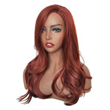Maxbell Side Part 18" Long Curly Hair Synthetic Wavy Wig for Women
