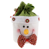 Maxbell Christmas Candy Bags Sack Drawstring Bag Xmas Gift Packing Pocket Snowman