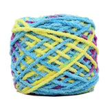 Max Polyester Blanket Big Ball Yarn Chunky Wool Hand Knitting Yarn Blue