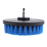 Max Power Scrubber Cleaning Drill Brush Tub Cleaner Blue Medium Brush 5inch