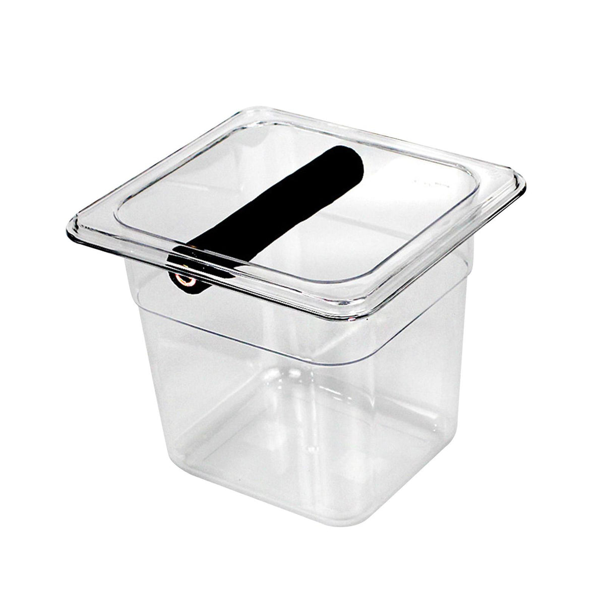 Maxbell Acrylic Espresso Knocking Box Durable for Household Restaurant Barista Large clear