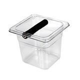 Maxbell Acrylic Espresso Knocking Box Durable for Household Restaurant Barista Large clear