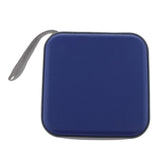 Maxbell 40 Disc CD Wallet DVD Case Storage Holder Bag Carry Protector Plastic Blue