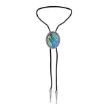 Maxbell Vintage Bolo Tie Round Shape Necktie Costume for Party Anniversary Cosplay