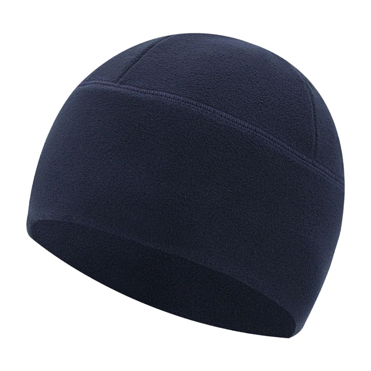 Maxbell Fleece Beanie Hat Winter Lightweight Soft for Snowboard Outdoor Men Women Navy Blue