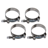 Maxbell 4X 95-103MM Stainless Steel T-Bolt Clamps Turbo Intake Silicone Hose Clamps
