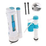 Maxbell Complete Toilet Tank Tank Repair Kits Toilet Fill Valve Flush Valve Flapper as described