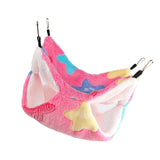 Maxbell Hamster Hammock Bed Hanging Cage Accessories for Small Animals Ferret Parrot Pink