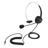 Maxbell Phone Headsets Earphone Mic Head Wear Noise Cancelling Corded for Desk Phone