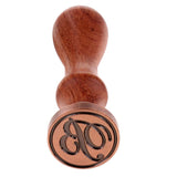 Max DIY Brass Head Letter A-Z Sealing Wax Stamp Wood Handle Scrapbookinp B