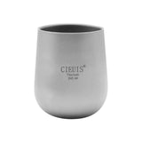 Maxbell Camping Water Mug Double Wall Titanium Cup for Outdoor Backpacking Travel 240ML