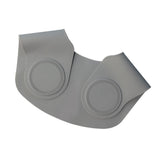 Maxbell Silicone Hair Cutting Non Slip Neck Shawl for Haircut or Dye Stylist Salon Gray