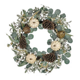 Maxbell Fall Pumpkin Wreath Winter Wreath Wall Hanging for Door Thanksgiving Xmas