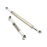 Maxbell RC 1/12 Steering Servo Link Linkages Tie Rod Easy to Install Durable Parts argent