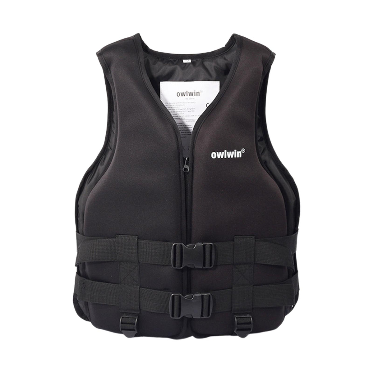Maxbell Neoprene Life Jackets Kayaking Paddle Board Buoyancy Aid Skin Friendly Black L