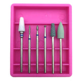 Maxbell 6pcs Electric Nail Drill Bit Set Grinding Head for Acrylic UV Gel Shaping 08