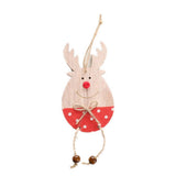 Max Christmas Moose Wood Pendant Christmas Tree Decoration Charmings Style04