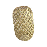 Maxbell Classic Handwoven Bamboo Lamp Shade Ceiling Light Cover for Dorm Bedroom