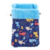Max Pet Hamster Parrot Ferret Bunny Squirrel Cage Hanging Sleep Bag Pouch Cat Blue
