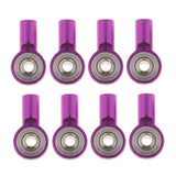 Max M3 Link Rod End Ball Joint for 1/10 Redcat HPI HSP Traxxas RC Trucks Purple