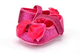 Maxbell Fashion Baby Kids Girls Soft Sole Glitter Spring Shoes Fushcia 11